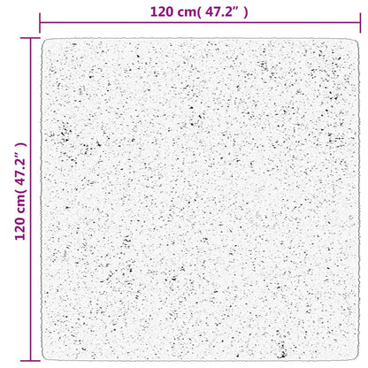 Tappeto OVIEDO a Pelo Corto Beige 120x120 cm