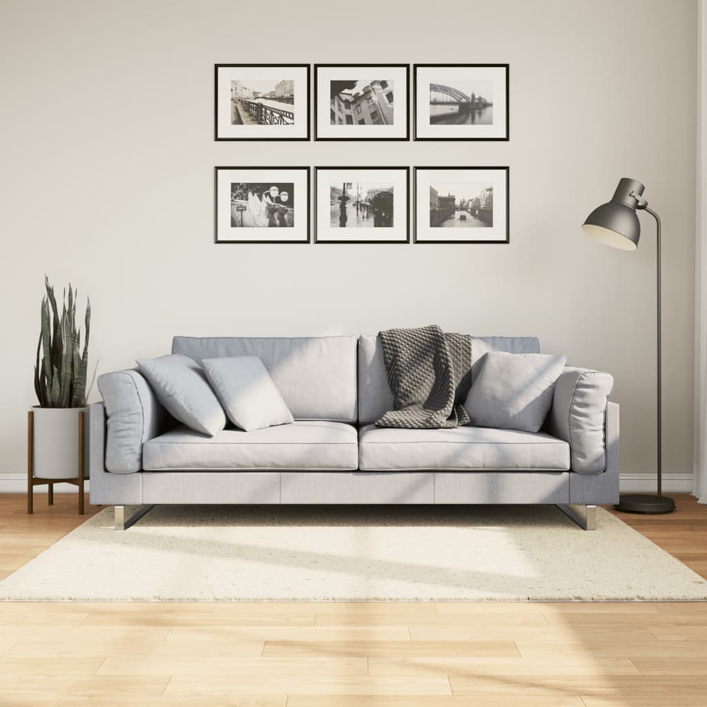 Tappeto OVIEDO a Pelo Corto Beige 120x170 cm - homemem39