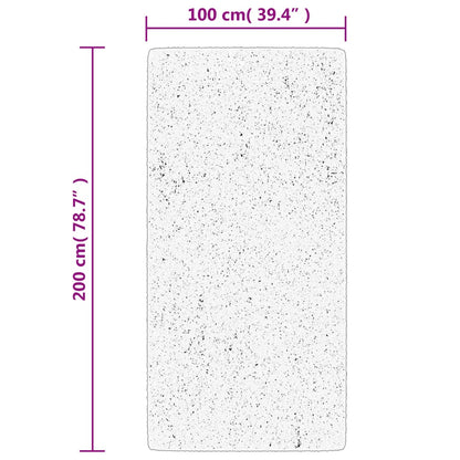 Tappeto OVIEDO a Pelo Corto Grigio 100x200 cm - homemem39