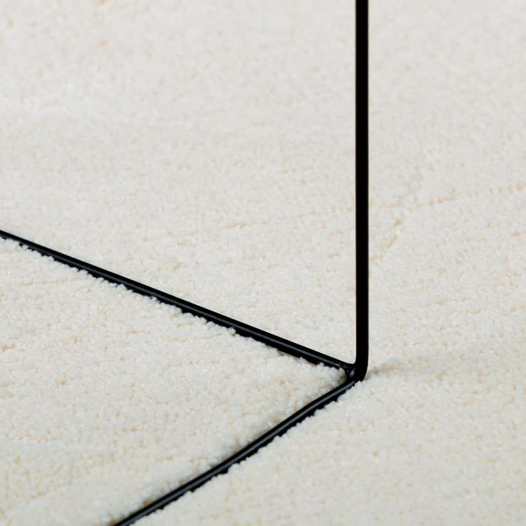 Tappeto OVIEDO a Pelo Corto Crema 120x170 cm - homemem39