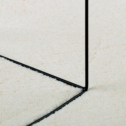 Tappeto OVIEDO a Pelo Corto Crema 120x170 cm - homemem39