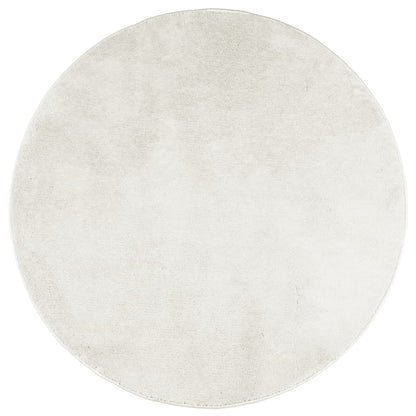 Tappeto OVIEDO a Pelo Corto Crema Ø 80 cm - homemem39