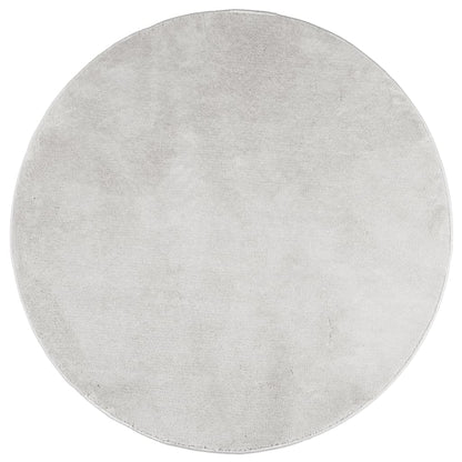 Tappeto OVIEDO a Pelo Corto Grigio Ø 100 cm - homemem39