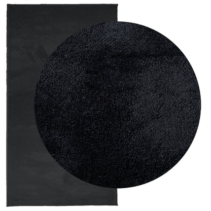 Tappeto OVIEDO a Pelo Corto Nero 60x110 cm - homemem39