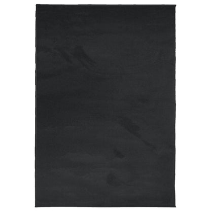 Tappeto OVIEDO a Pelo Corto Nero 140x200 cm - homemem39