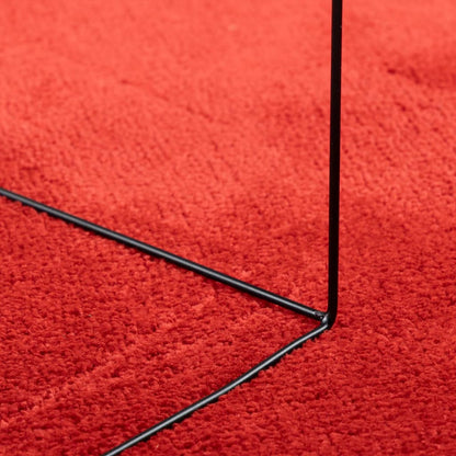 Tappeto OVIEDO a Pelo Corto Rosso 140x200 cm | homemem39