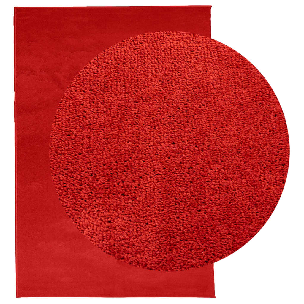 Tappeto OVIEDO a Pelo Corto Rosso 160x230 cm