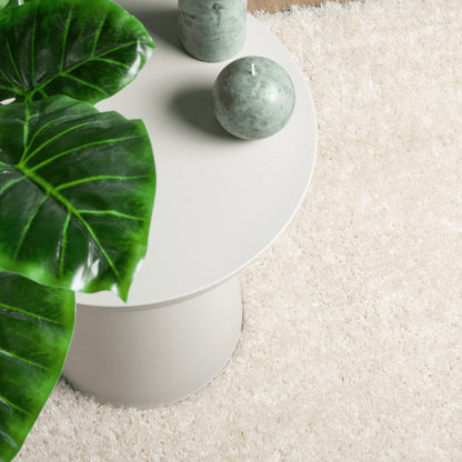 Tappeto a Pelo Lucido Lungo ISTAN Effetto Crema 100x200 cm - homemem39