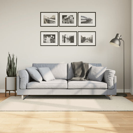 Tappeto a Pelo Lucido Lungo ISTAN Effetto Crema 100x200 cm - homemem39