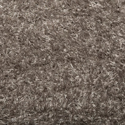 Tappeto a Pelo Lucido Lungo ISTAN Effetto Grigio 80x150 cm