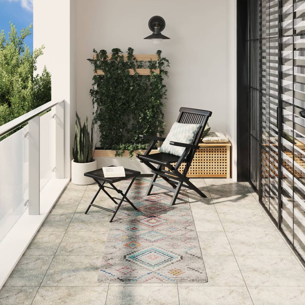 Tappeto ARBIZU Interni e Esterni Design Vintage 80x250 cm - homemem39