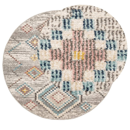 Tappeto ARBIZU Interni e Esterni Design Vintage Ø 120 cm - homemem39