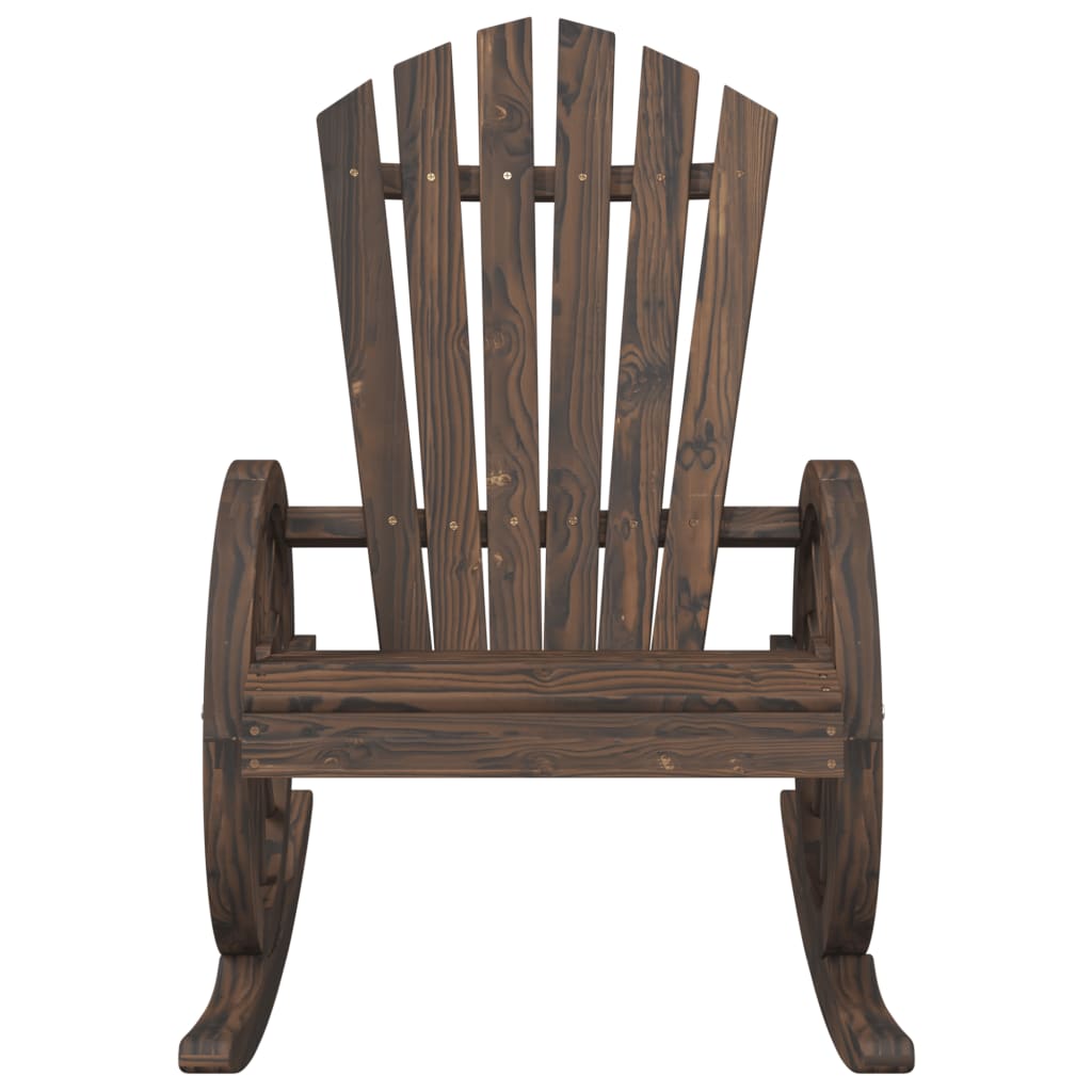 Sedie a Dondolo Adirondack 2 pz in Legno Massello di Abete - homemem39