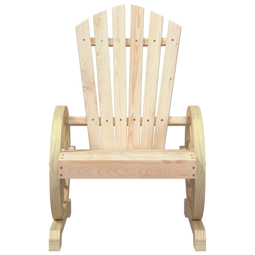 Set Salotto da Giardino 3 pz in Legno Massello di Abete | homemem39