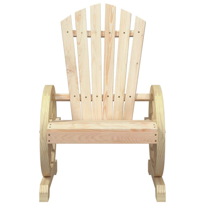 Set Salotto da Giardino 3 pz in Legno Massello di Abete | homemem39