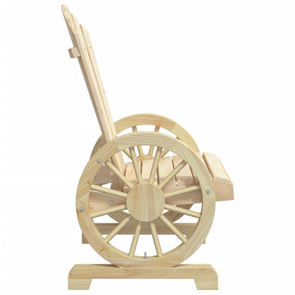 Set Salotto da Giardino 3 pz in Legno Massello di Abete | homemem39