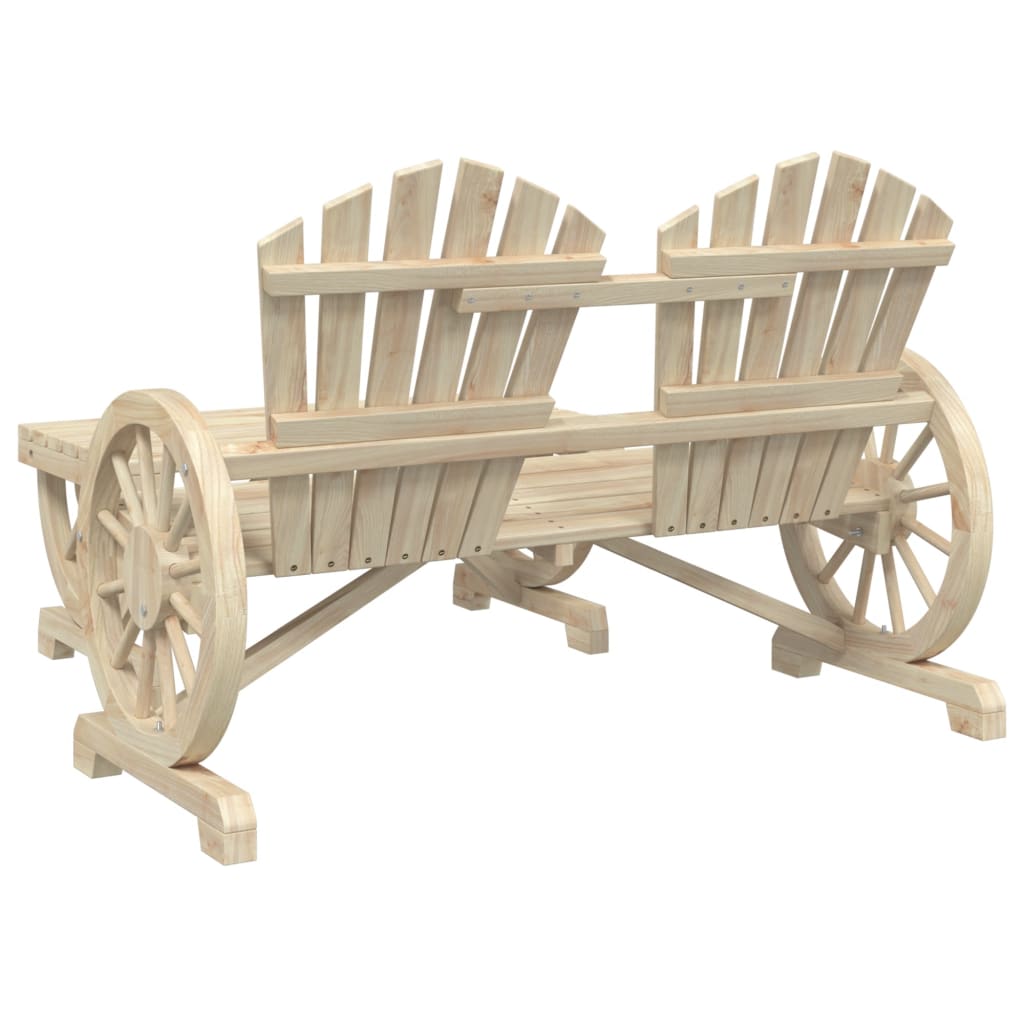 Set Salotto da Giardino 4 pz in Legno Massello di Abete - homemem39