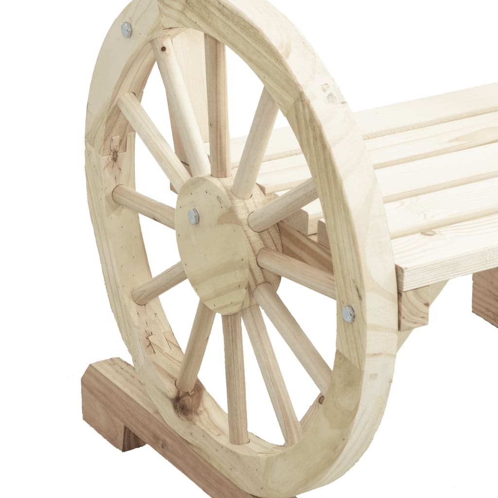 Sedie da Giardino 4 pz in Legno Massello di Abete - homemem39