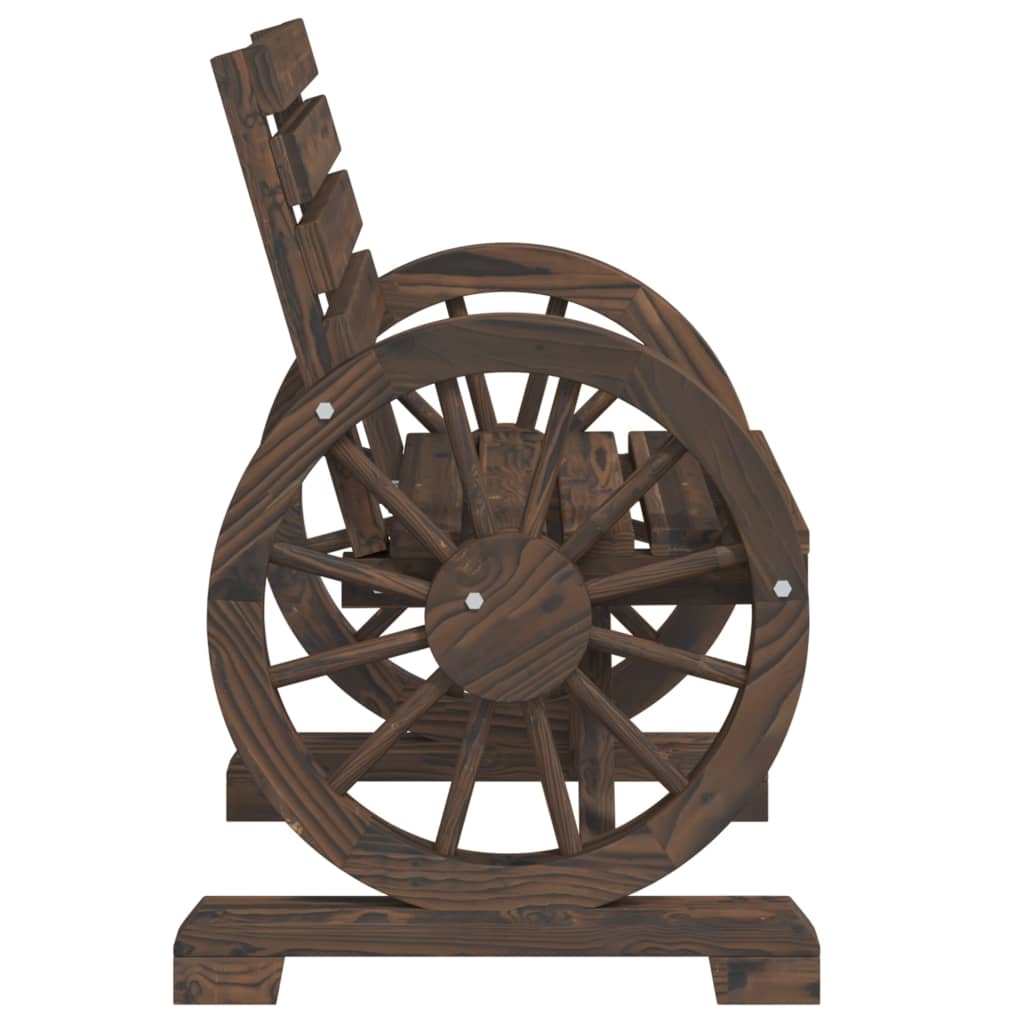 Sedie da Giardino 4 pz in Legno Massello di Abete - homemem39