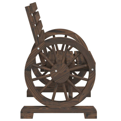 Sedie da Giardino 4 pz in Legno Massello di Abete - homemem39