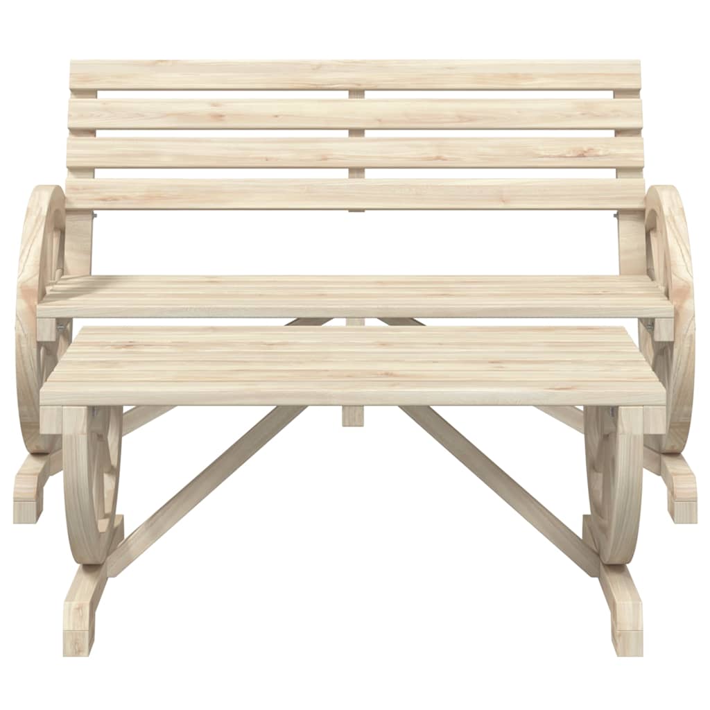 Set Salotto da Giardino 4 pz in Legno Massello di Abete | homemem39