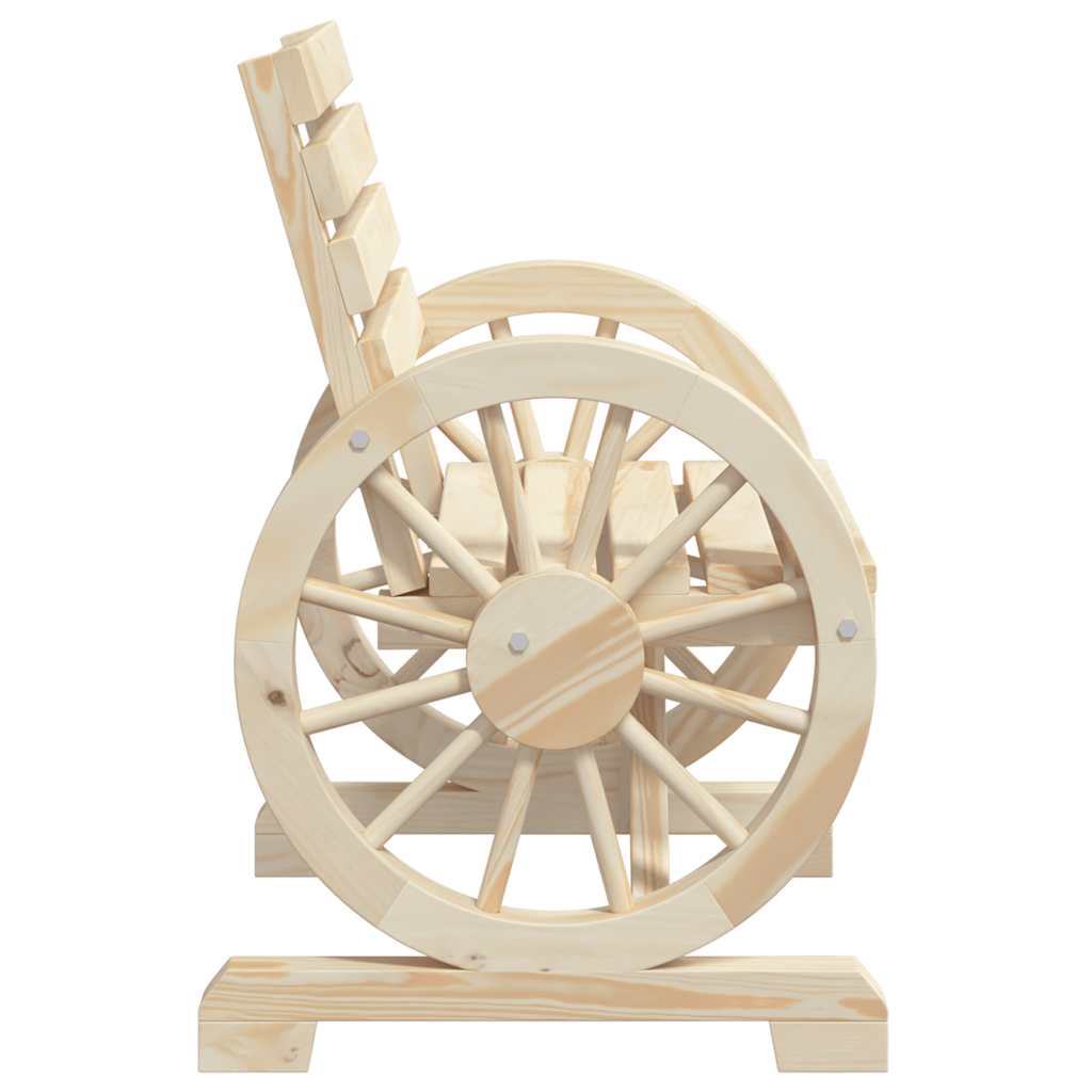 Set Salotto da Giardino 4 pz in Legno Massello di Abete | homemem39