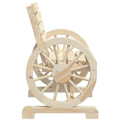 Set Salotto da Giardino 4 pz in Legno Massello di Abete | homemem39
