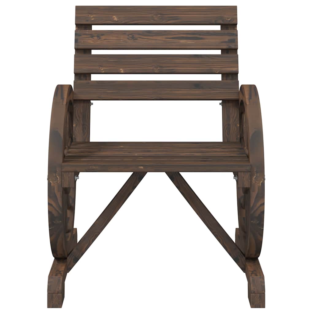 Set Salotto da Giardino 4 pz in Legno Massello di Abete | homemem39