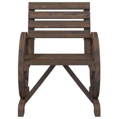 Set Salotto da Giardino 4 pz in Legno Massello di Abete | homemem39