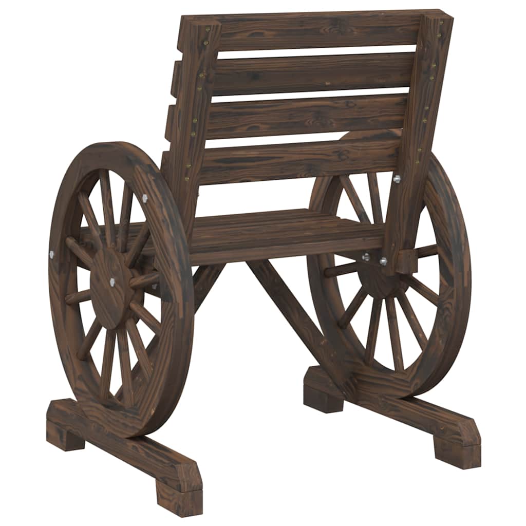Set Salotto da Giardino 4 pz in Legno Massello di Abete | homemem39