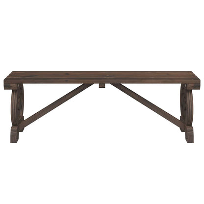 Set da Pranzo da Giardino 3 pz in Legno Massello di Abete