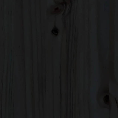 Dormeuse Nera 80x200 cm in Legno Massello di Pino - homemem39