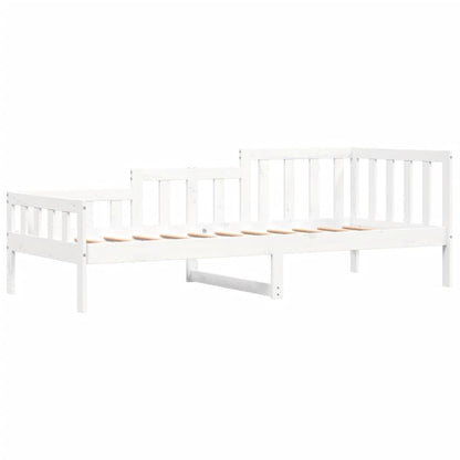 Dormeuse senza Materasso Bianca 90x200 cm Legno Massello Pino - homemem39
