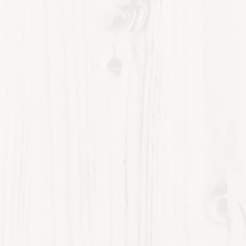 Dormeuse senza Materasso Bianca 90x200 cm Legno Massello Pino - homemem39