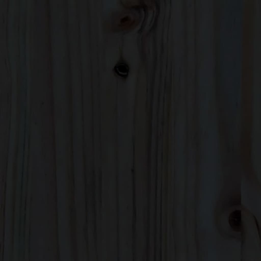 Dormeuse Nera 90x190 cm in Legno Massello di Pino - homemem39