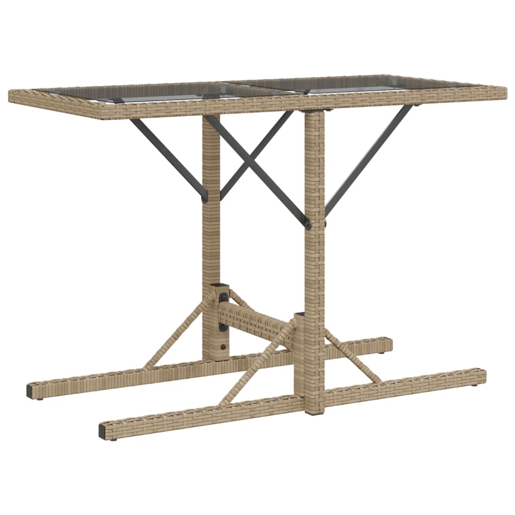 Set da Bistrò 3 pz con Cuscini Beige in Polyrattan | homemem39