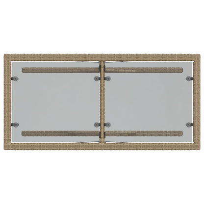 Set da Bistrò 3 pz con Cuscini Beige in Polyrattan