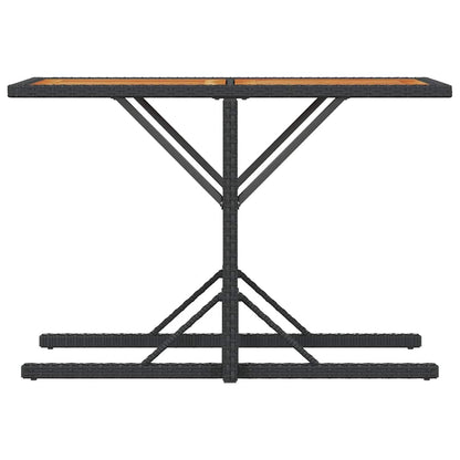 Set da Bistrò 3 pz con Cuscini Nero in Polyrattan | homemem39