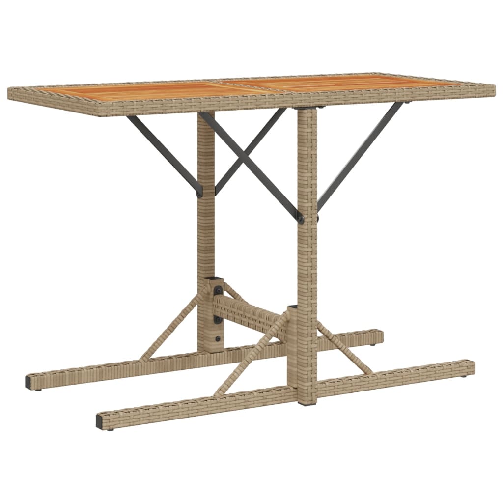 Set da Bistrò 3 pz con Cuscini Beige in Polyrattan | homemem39