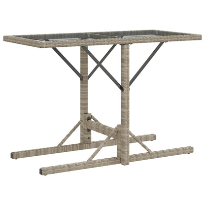 Set da Bistrò 3 pz con Cuscini Grigio Chiaro in Polyrattan - homemem39