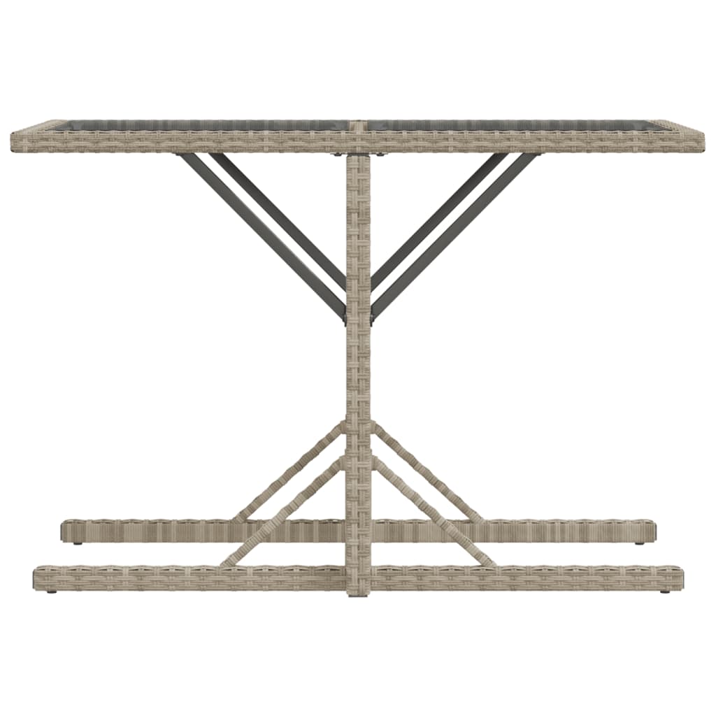 Set da Bistrò 3 pz con Cuscini Grigio Chiaro in Polyrattan - homemem39