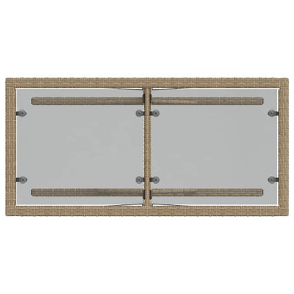 Set da Bistrò 3 pz con Cuscini Beige Misto in Polyrattan