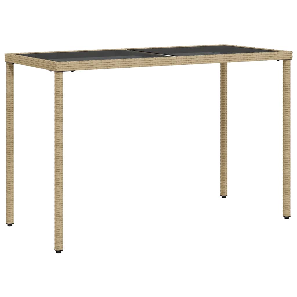 Set Pranzo da Giardino 5 pz con Cuscini Beige Misto Polyrattan | homemem39