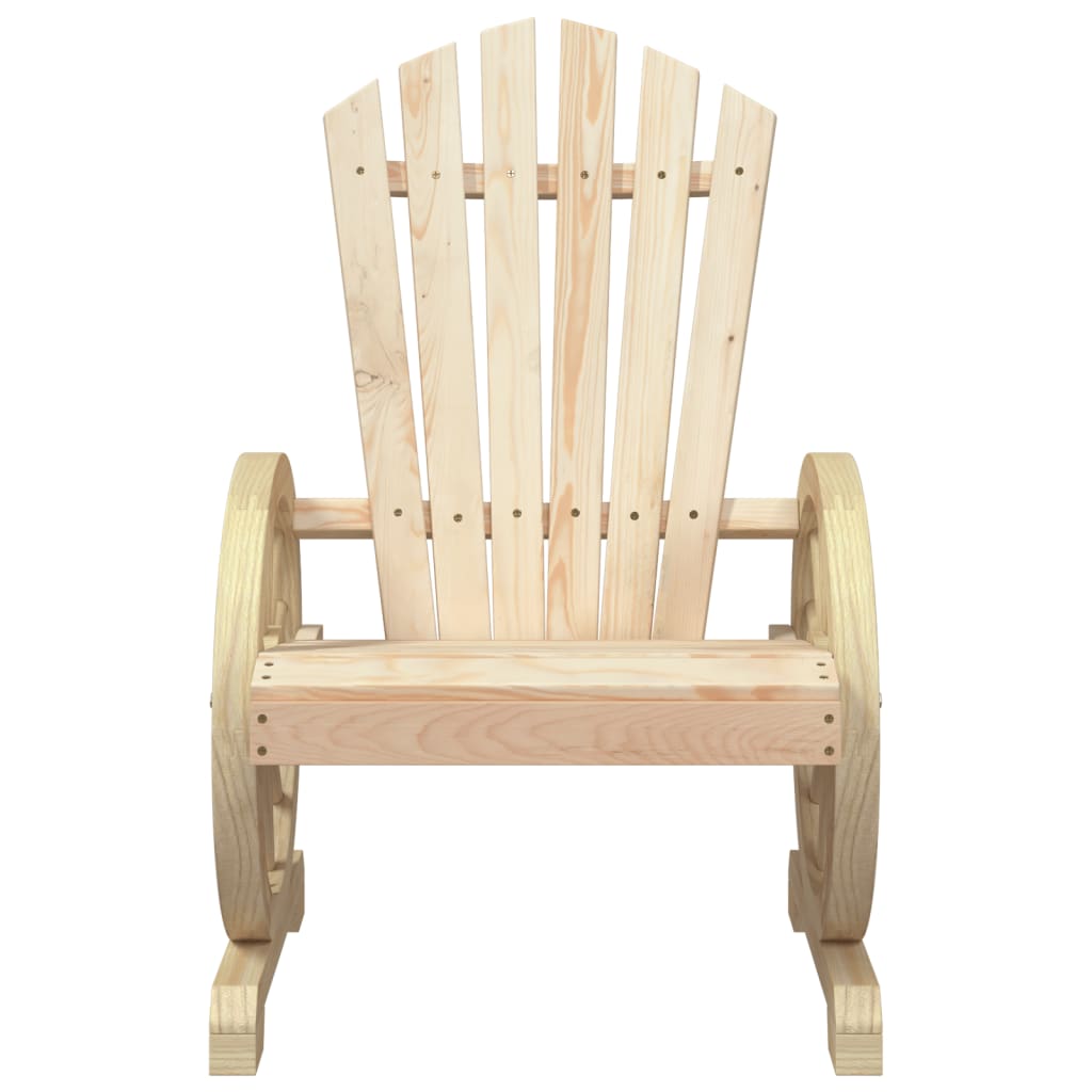 Sedie da Giardino Adirondack 2 pz in Legno Massello di Abete - homemem39