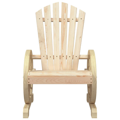 Sedie da Giardino Adirondack 2 pz in Legno Massello di Abete - homemem39