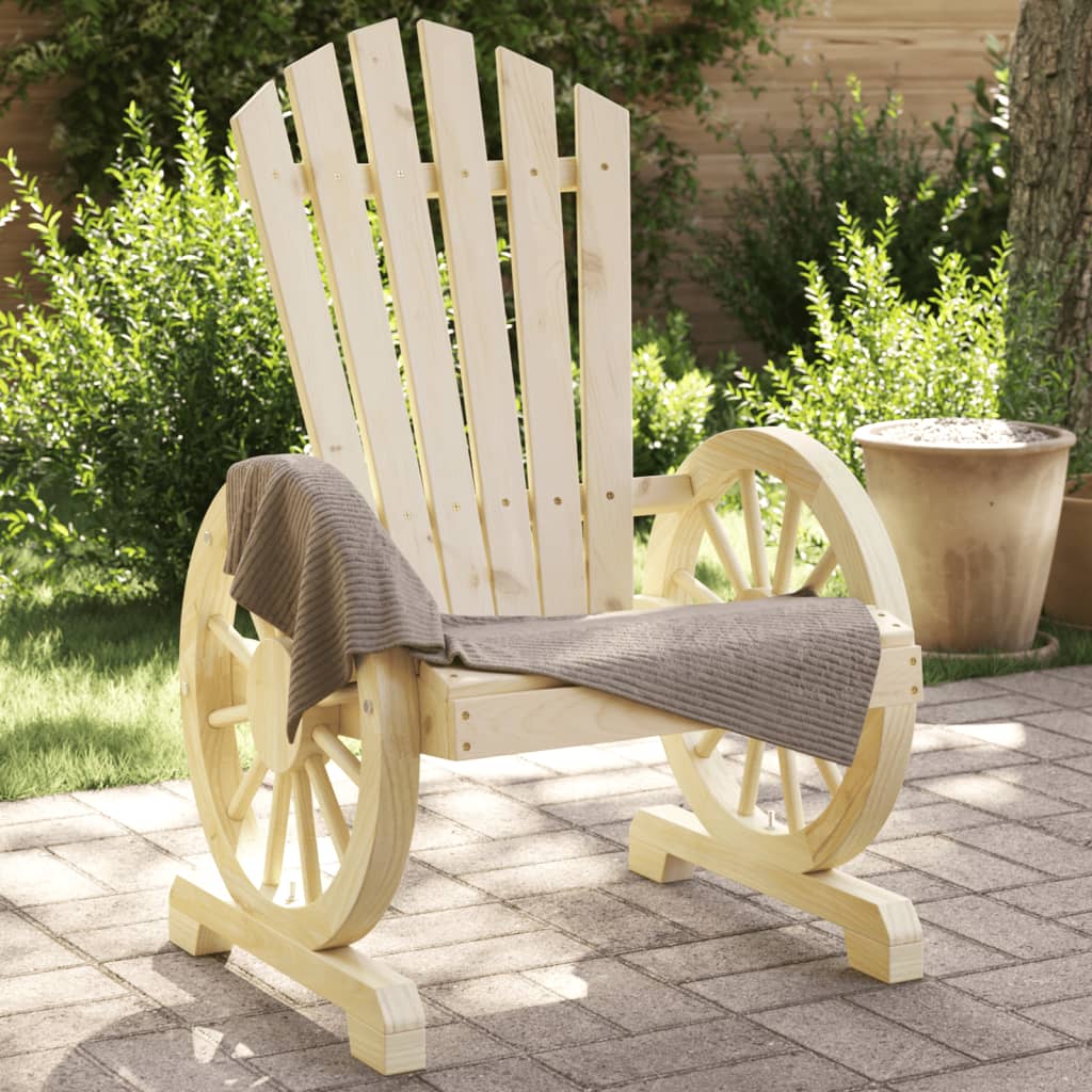 Sedie da Giardino Adirondack 2 pz in Legno Massello di Abete - homemem39