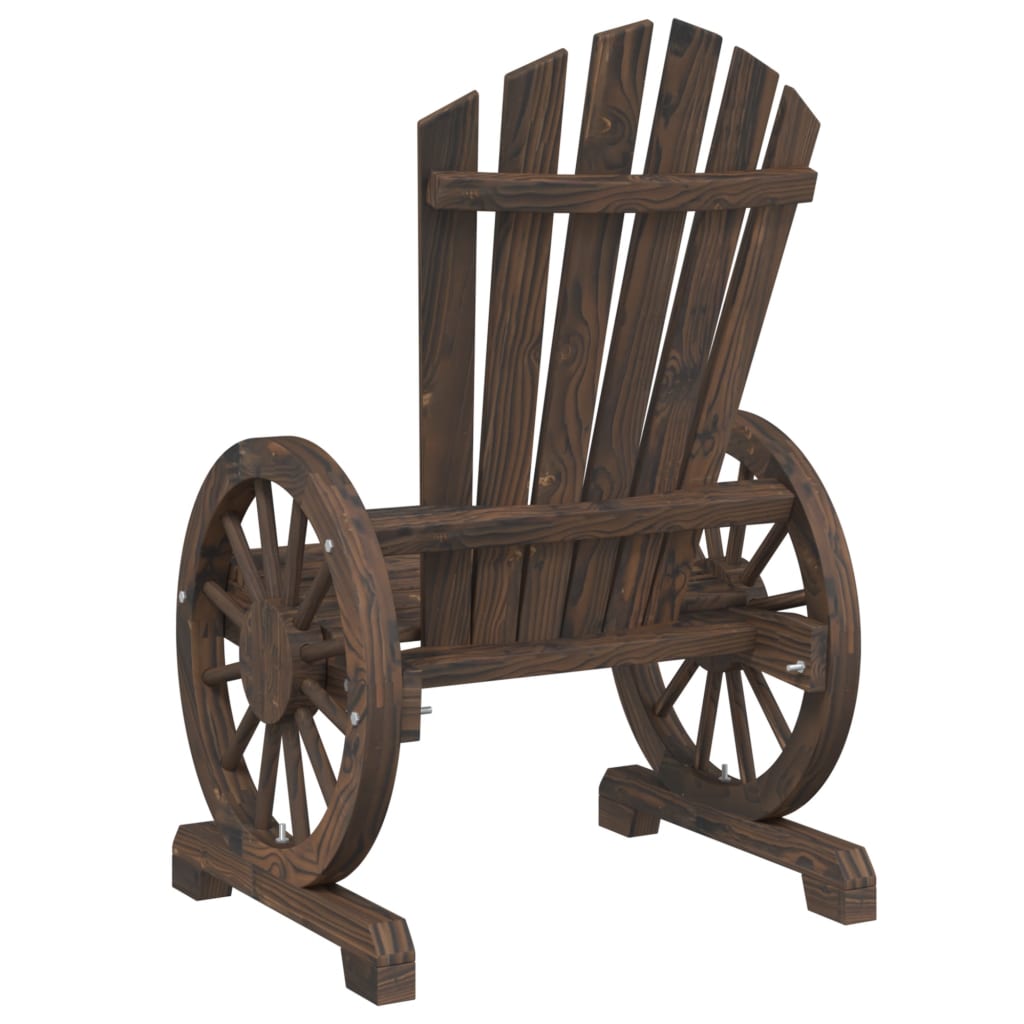 Sedie da Giardino Adirondack 2 pz in Legno Massello di Abete - homemem39