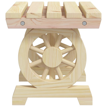 Poggiapiedi da Giardino 40x36,5x38,5 cm Lgno Massello di Abete - homemem39