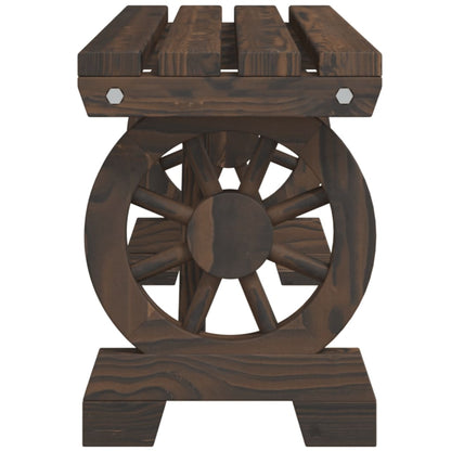 Panca da Giardino 115 cm in Legno Massello di Abete - homemem39