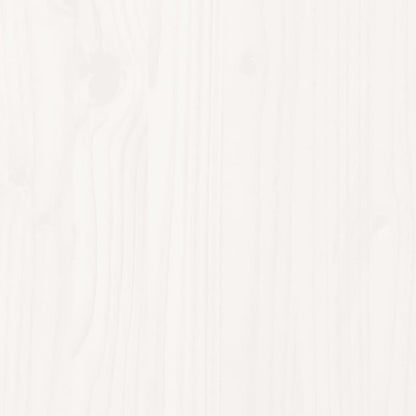 Giroletto senza Materasso Bianco 90x200 cm Legno Massello Pino